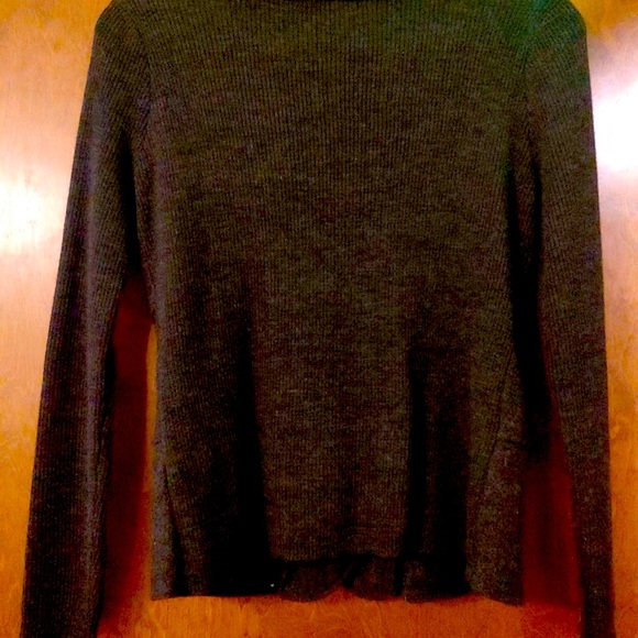 Alfani 100% merino wool button-up sweater size Small Petite - Picture 2 of 7